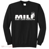 Man I Love Forklifts Gift Sweatshirt thumb 0