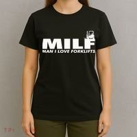Man I Love Forklifts Gift T-Shirt thumb 4