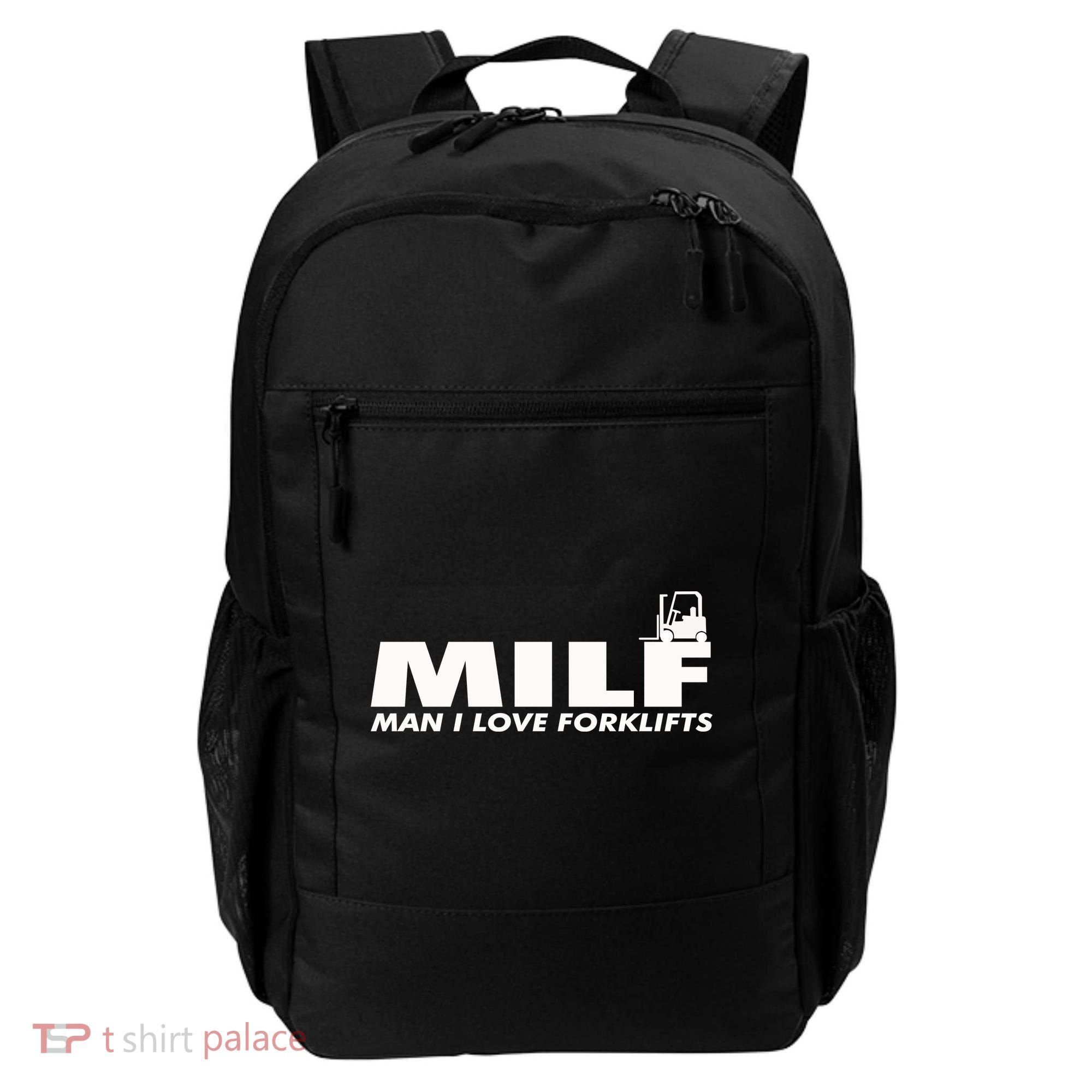 Man I Love Forklifts Gift Backpack