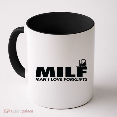Man I Love Forklifts Gift Coffee Mug