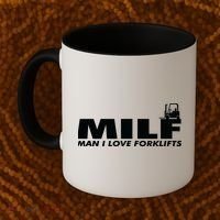 Man I Love Forklifts Gift Coffee Mug thumb 2