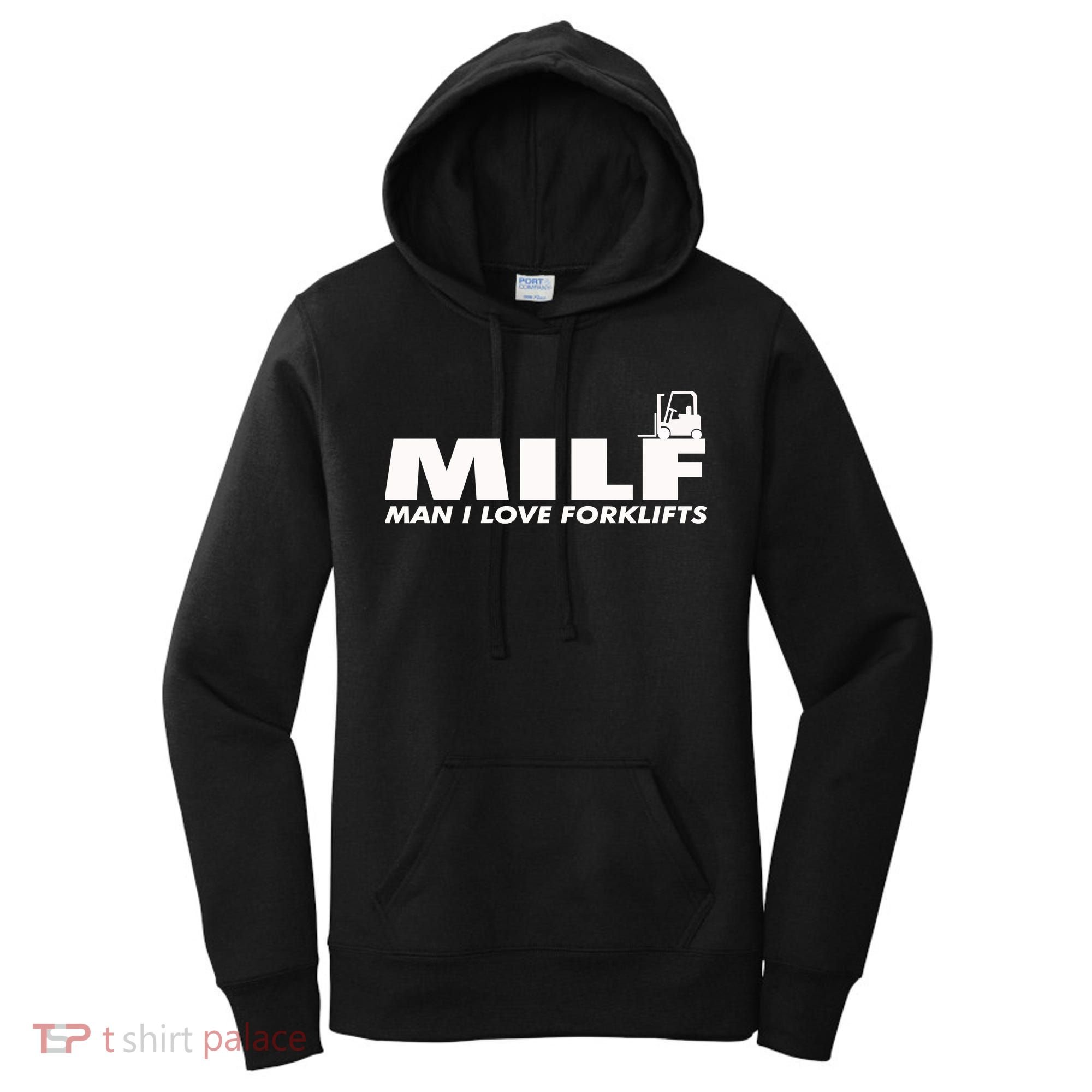 Man I Love Forklifts Gift Women's Hoodie