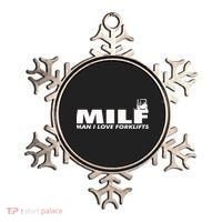 Man I Love Forklifts Gift Ornament thumb 0