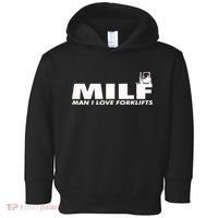 Man I Love Forklifts Gift Toddler Hoodie thumb 0