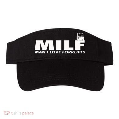 Man I Love Forklifts Gift Visor