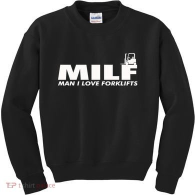 Man I Love Forklifts Gift Kids Sweatshirt