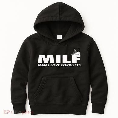 Man I Love Forklifts Gift Kids Hoodie