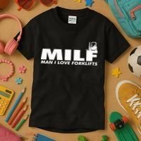 Man I Love Forklifts Gift Kids T-Shirt thumb 3
