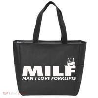 Man I Love Forklifts Gift Tote Bag thumb 0