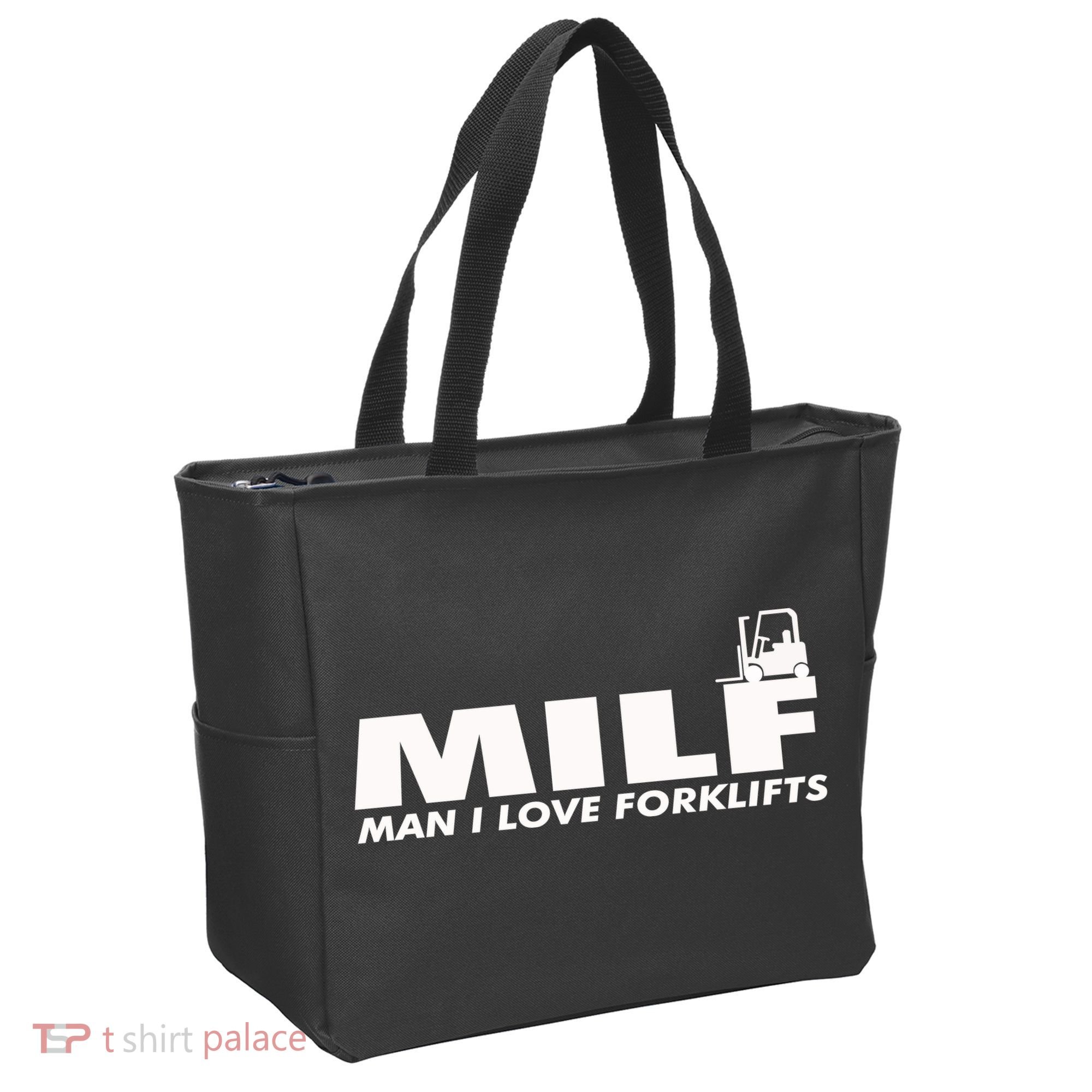 Man I Love Forklifts Gift Tote Bag