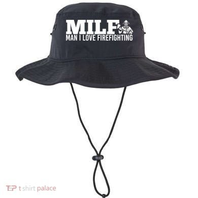 Milf: I Love Firefighting Funny Firefighter Fire Gift Bucket Hat