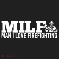 Milf: I Love Firefighting Funny Firefighter Fire Gift Beanie thumb 2