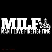 Milf: I Love Firefighting Funny Firefighter Fire Gift Women's Hoodie thumb 2