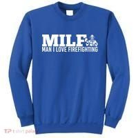 Milf: I Love Firefighting Funny Firefighter Fire Gift Sweatshirt thumb 0