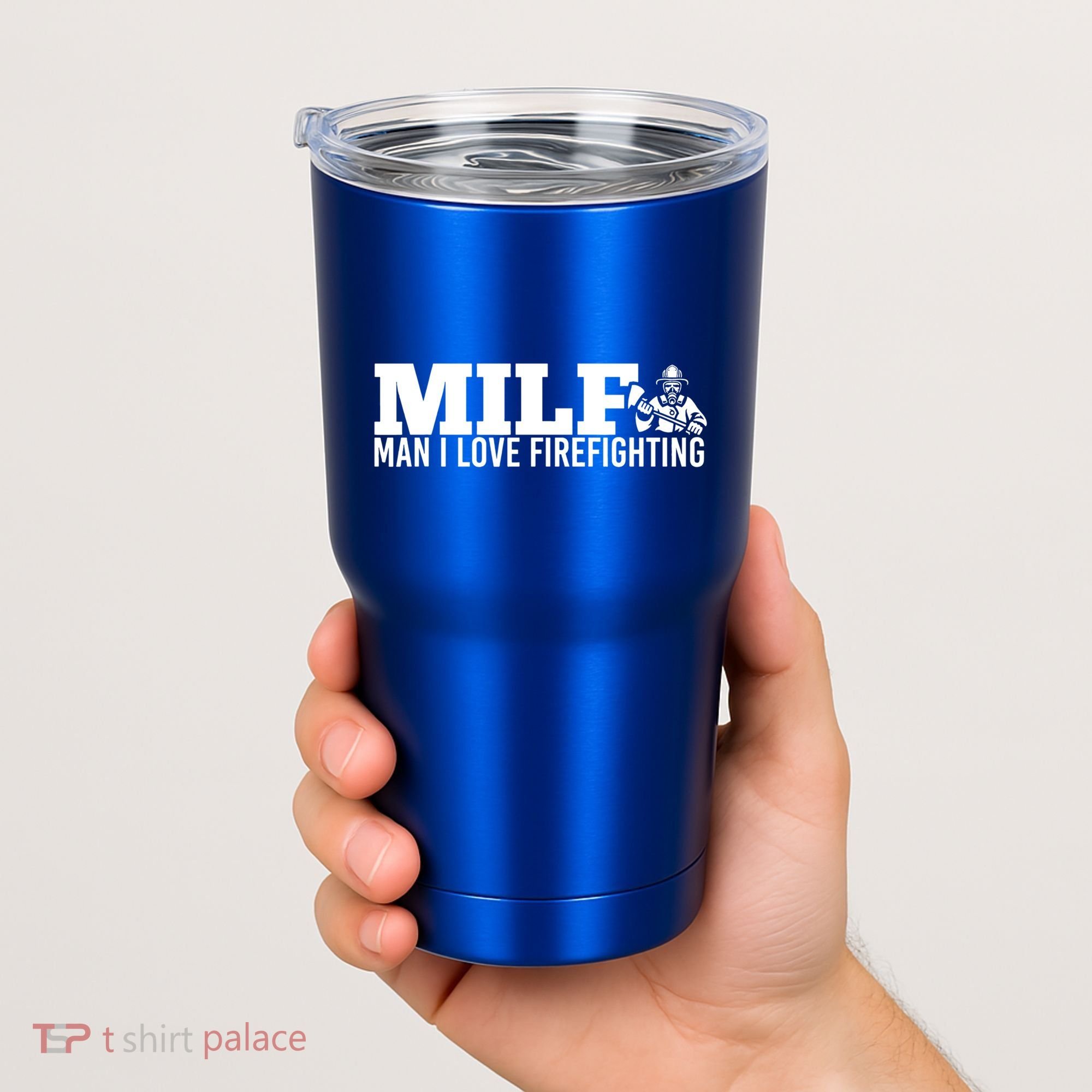 Milf: I Love Firefighting Funny Firefighter Fire Gift Tumbler