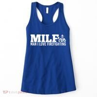 Milf: I Love Firefighting Funny Firefighter Fire Gift Women's Tank Top thumb 0