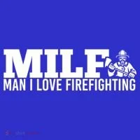 Milf: I Love Firefighting Funny Firefighter Fire Gift Toddler Hoodie thumb 2