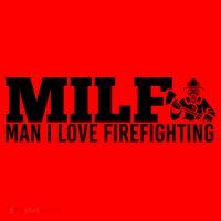 Milf: I Love Firefighting Funny Firefighter Fire Gift Santa Hat thumb 1