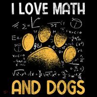 Mathematics I Love Dogs And Math Stripe Pom Pom Beanie thumb 2