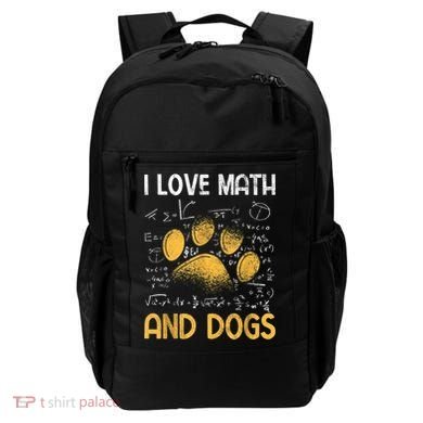 Mathematics I Love Dogs And Math Backpack