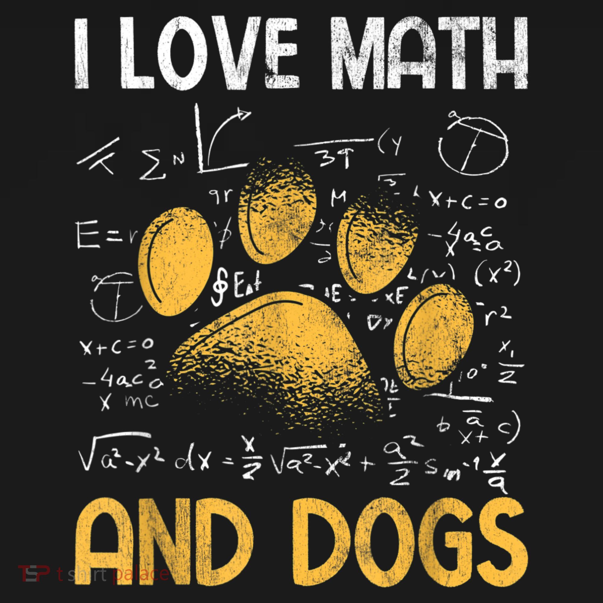Mathematics I Love Dogs And Math Ornament