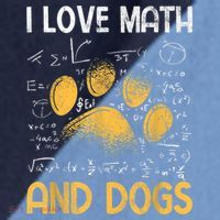 Mathematics I Love Dogs And Math Raglan Baseball Sleeve Shirt thumb 2
