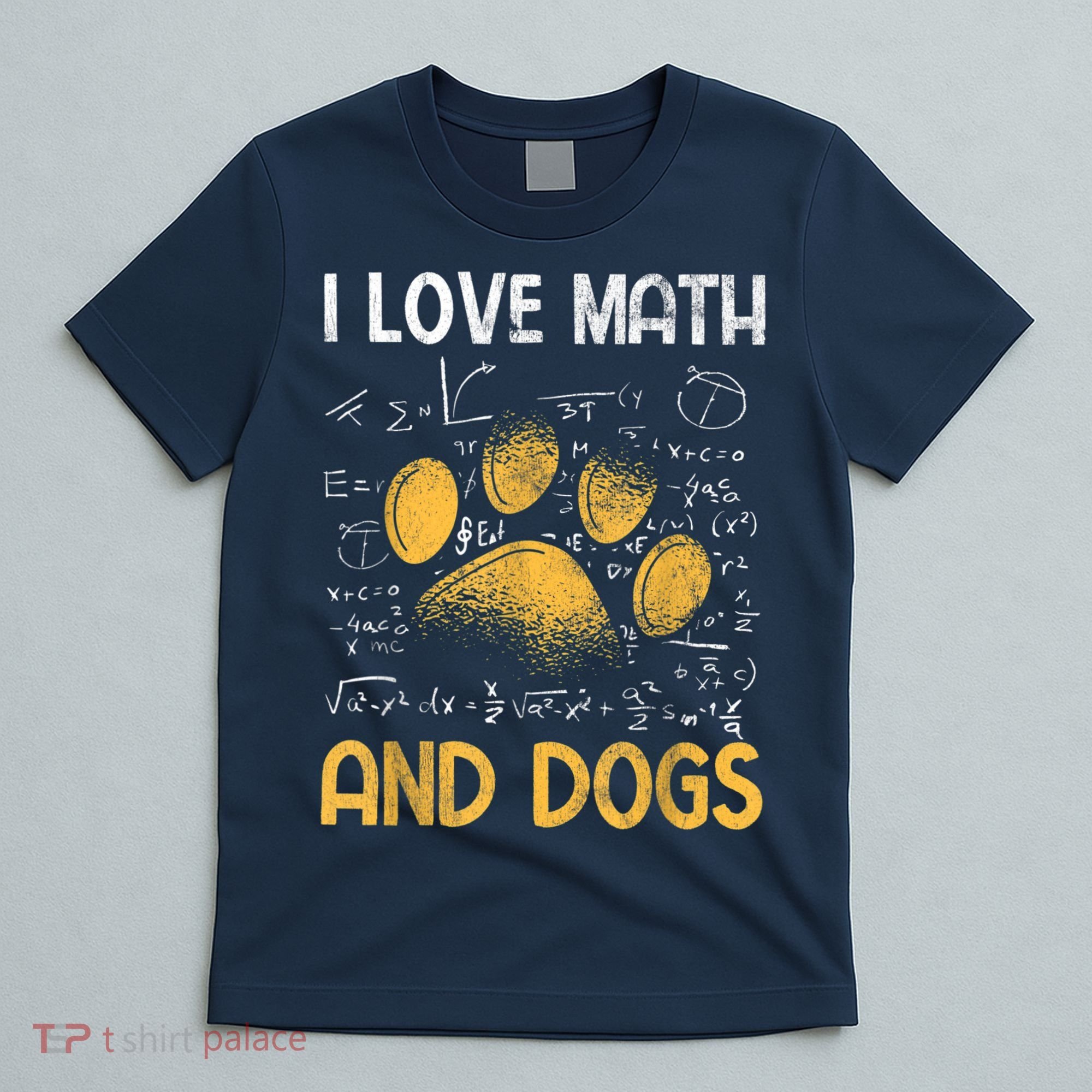 Mathematics I Love Dogs And Math T-Shirt