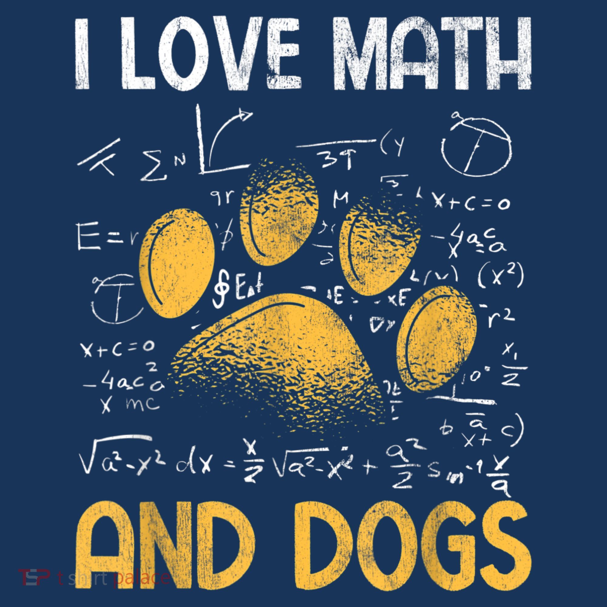 Mathematics I Love Dogs And Math Pom Pom 12in Knit Beanie