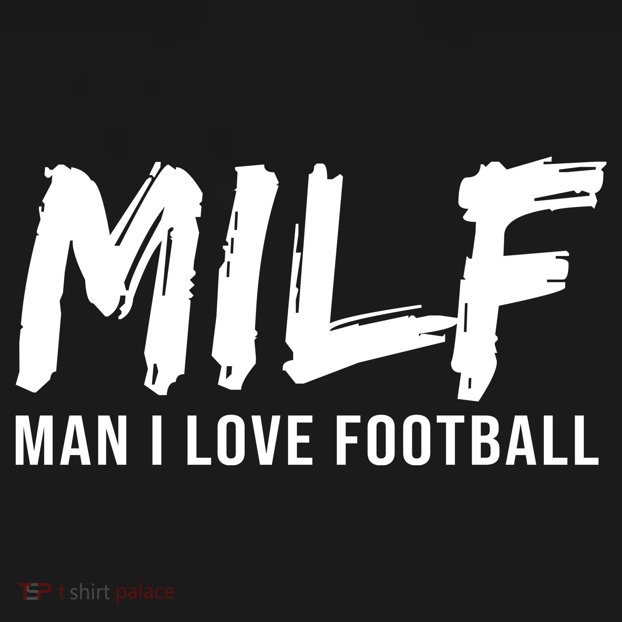 Man I Love Football Funny MILF Women's Hoodie