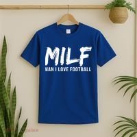 Man I Love Football Funny MILF T-Shirt thumb 2
