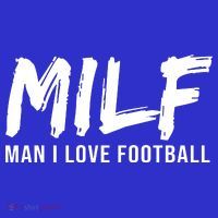 Man I Love Football Funny MILF Toddler T-Shirt thumb 4