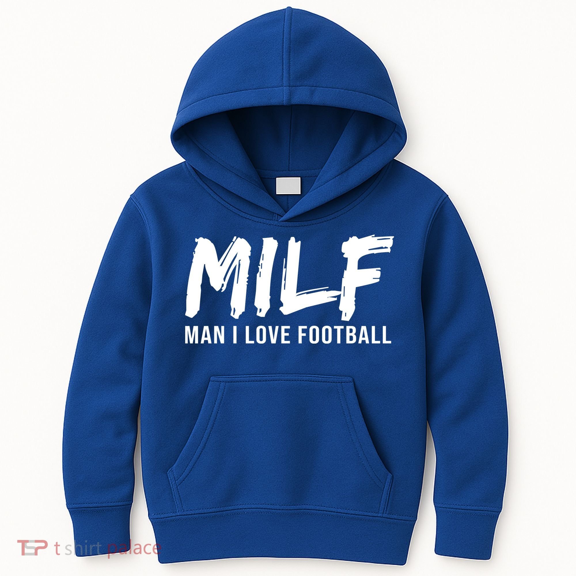Man I Love Football Funny MILF Kids Hoodie