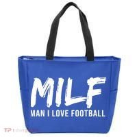 Man I Love Football Funny MILF Tote Bag thumb 0