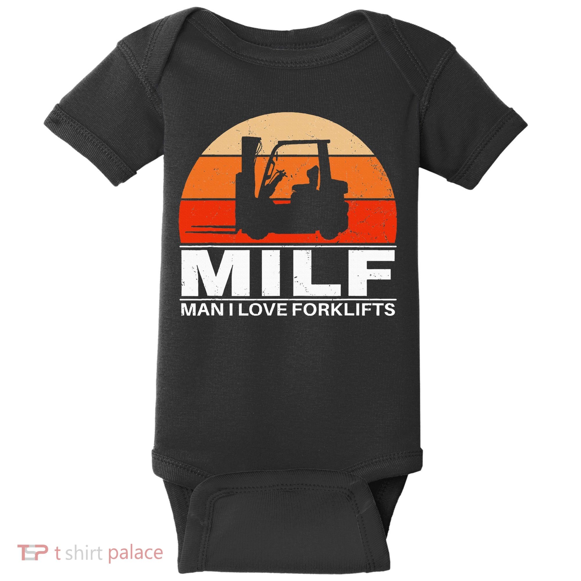 Man I Love Forklifts Baby Bodysuit