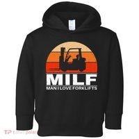 Man I Love Forklifts Toddler Hoodie thumb 0