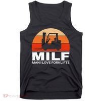 Man I Love Forklifts Tank Top thumb 0