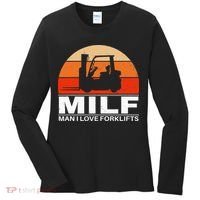 Man I Love Forklifts Women's Long Sleeve Shirt thumb 0