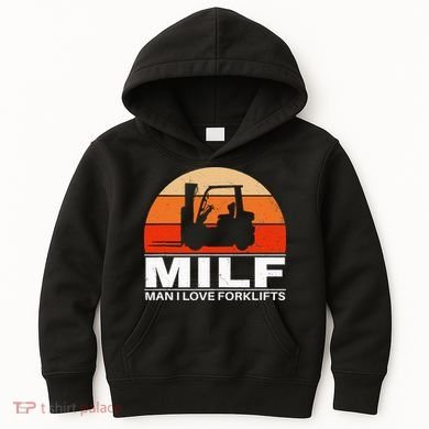 Man I Love Forklifts Kids Hoodie
