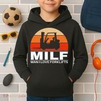 Man I Love Forklifts Kids Hoodie thumb 2