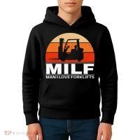 Man I Love Forklifts Kids Hoodie thumb 4