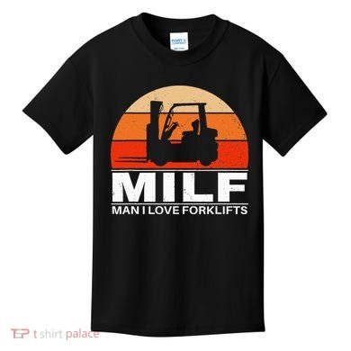 Man I Love Forklifts Kids T-Shirt