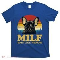 Milf I Love Frenchie Funny Saying French Bulldog Lovers Cool Gift T-Shirt thumb 0