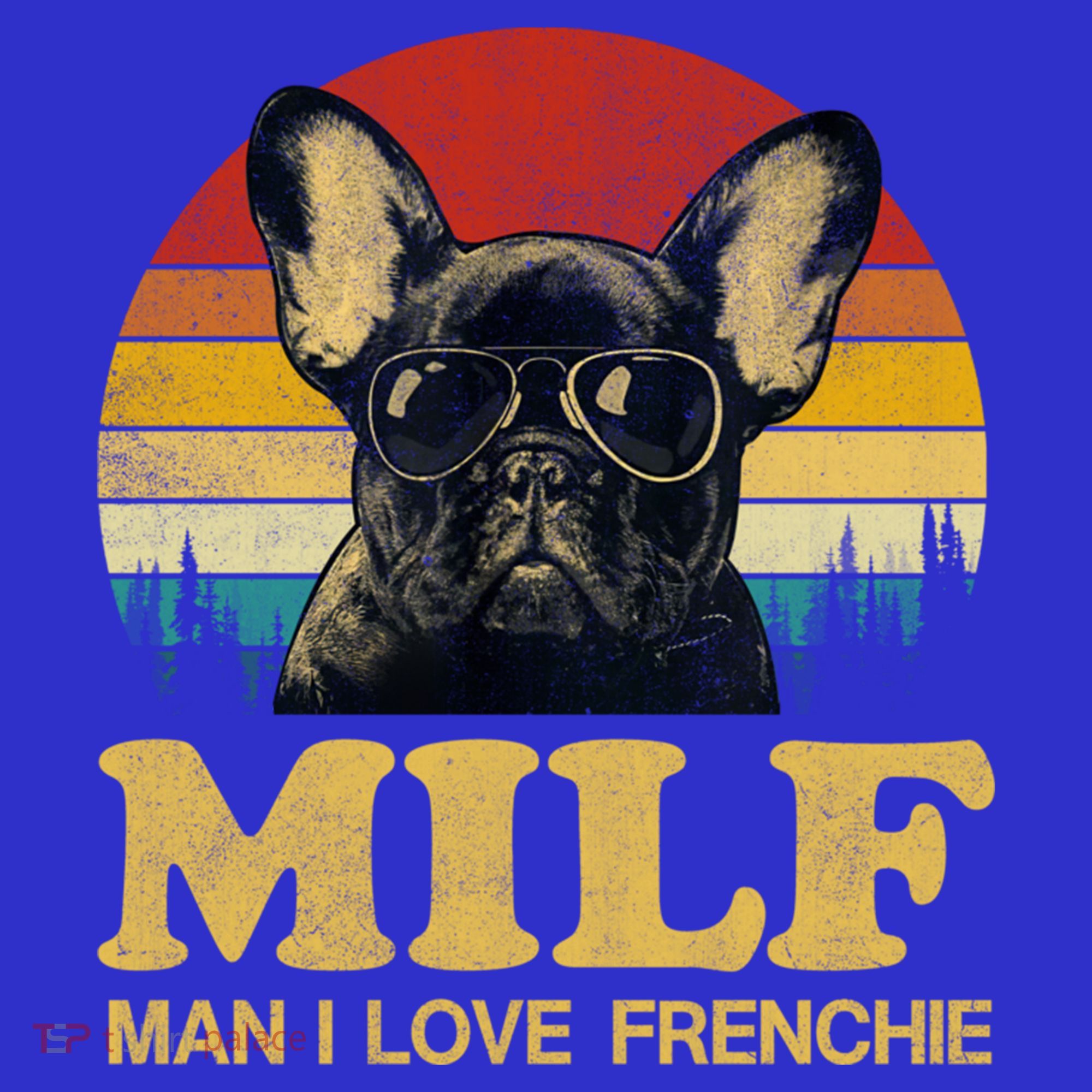 Milf I Love Frenchie Funny Saying French Bulldog Lovers Cool Gift Women's Tank Top