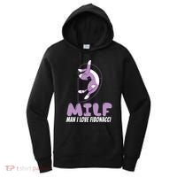 Man I Love Fibonacci Cartoon Cat Feline Funny Gag Math Joke Gift Women's Hoodie thumb 0