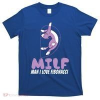 Man I Love Fibonacci Cartoon Cat Feline Funny Gag Math Joke Gift T-Shirt thumb 0