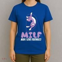 Man I Love Fibonacci Cartoon Cat Feline Funny Gag Math Joke Gift T-Shirt thumb 4