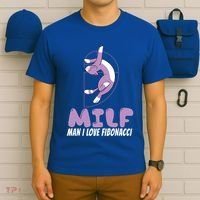 Man I Love Fibonacci Cartoon Cat Feline Funny Gag Math Joke Gift T-Shirt thumb 6