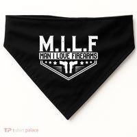 Man I Love Firearms Milf Gun 21330 USA-Made Doggie Bandana thumb 0