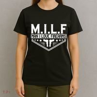 Man I Love Firearms Milf Gun 21330 T-Shirt thumb 4