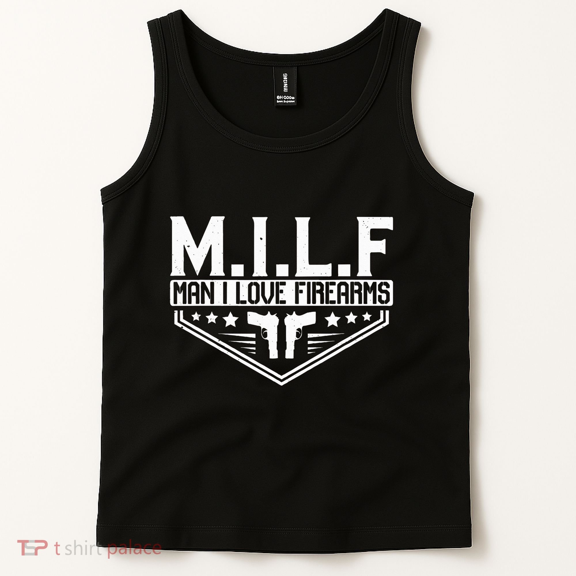 Man I Love Firearms Milf Gun 21330 Tank Top